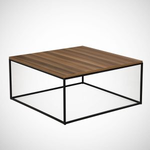 Hanah Home Coffee Table Walnut Poly - Walnut