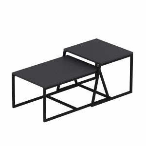 Hanah Home Dohányzóasztal Antracit Minimál - Antracit