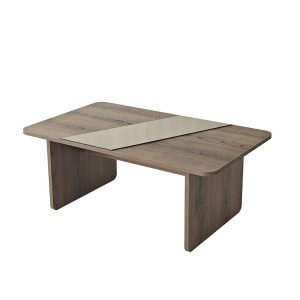 Hanah Home Dohányzóasztal Bronze Walnut Favorite - Bronz