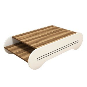 Hanah Home Dohányzóasztal Dió Fehér Cool - Dió