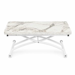 Hanah Home Dohányzóasztal Fehér Márvány White Mini Juppo Ext - Fe...