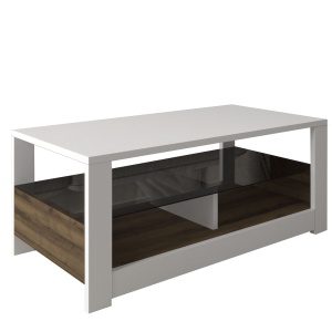 Hanah Home Dohányzóasztal Fehér Tölgy Aydos - Fehér