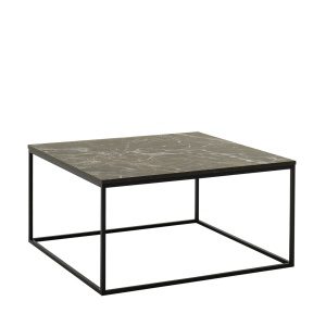 Hanah Home Dohányzóasztal Fekete Márvány Shp-980-Qq-1