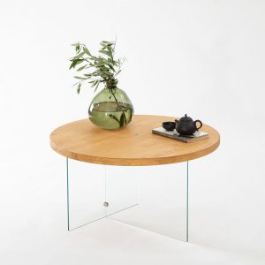 Hanah Home Dohányzóasztal Transparent Oak Serenity - Átlátszó