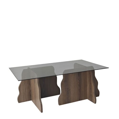 Hanah Home Dohányzóasztal Walnut Fume Canyon - Walnut