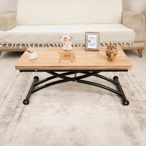 Hanah Home Mini Juppo Ext Dohányzóasztal Fenyő