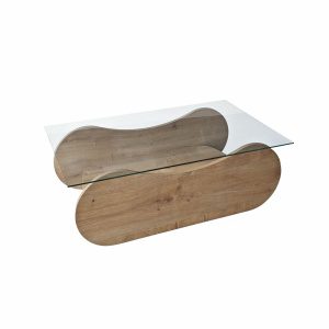 Hanah Home Sapphire Oak Transparent Brise dohányzóasztal - Sapphi...