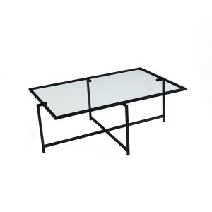 Hanah Home Sun S408 Fekete Dohányzóasztal