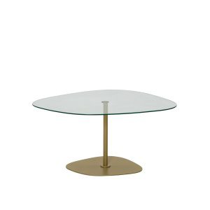 Hanah Home TransparentGold Soho Dohányzóasztal - Átlátszó