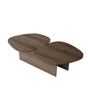 Hanah Home Walnut Stones dohányzóasztal - dió