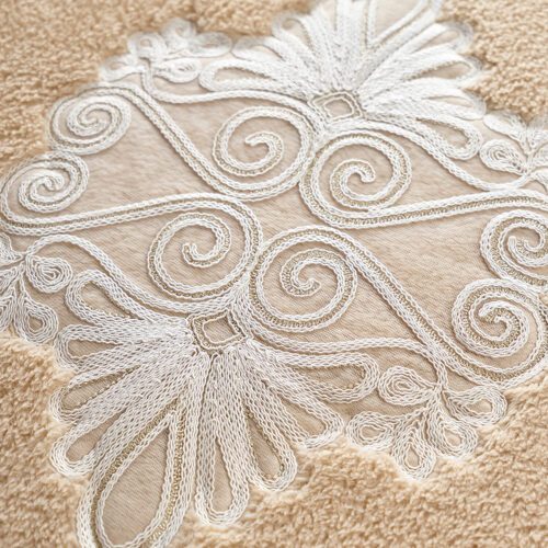 L'essential Maison Bathmat Set (2 Pieces) Cappuccino Cot-Klzt5-32 - Image 2