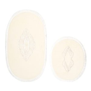 L'essential Maison Bathmat Set (2 Pieces) Cream Melek - Cream