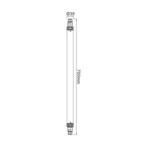 LED nedvességálló lámpa Tri Proof Slim