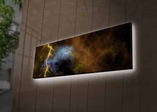 LED-es megvilágítású vászon falikép