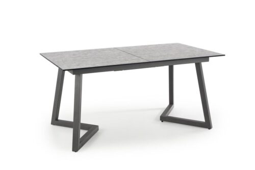 Üveges bővíthető étkezőasztal 160/210 cm