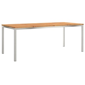 Kültéri étkezőasztal 200x90x74