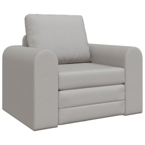 Padlós sofa ágy 2 az 1-ben felhőszürke 98x71x83 cm textil