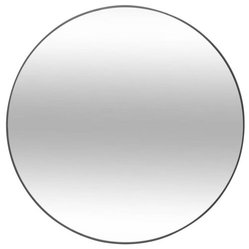 Kerek tükör fekete fém kerettel Ø 76 cm - AMBRE - Butopêa