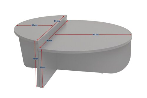 Hanah Home Coffee Table Atlantic Pine Orion - Atlantic Pine - Image 2