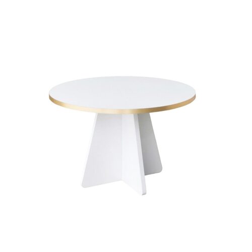 Hanah Home Coffee Table Gold White Mushroom - Gold