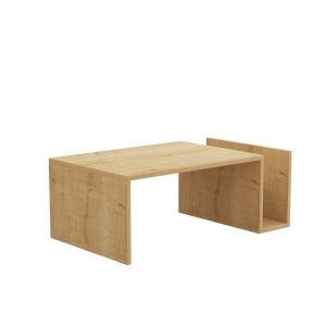 Hanah Home Coffee Table Sapphire Oak Memo - Sapphire Oak