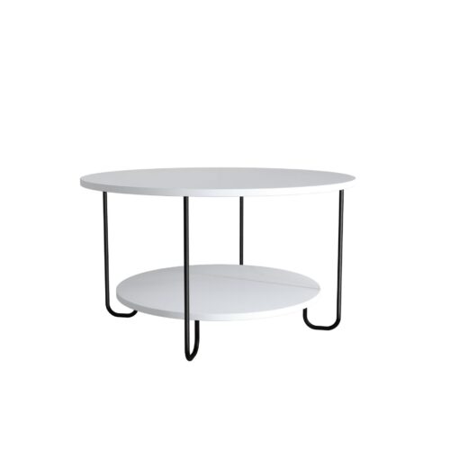 Hanah Home Coffee Table White Corro Coffee Table - White