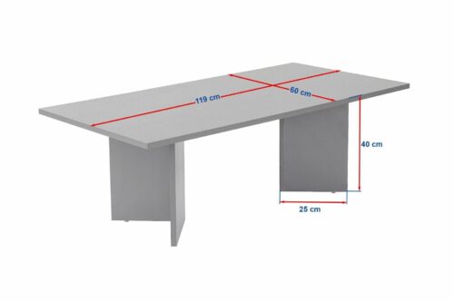 Hanah Home Coffee Table White Sabin - White - Image 2