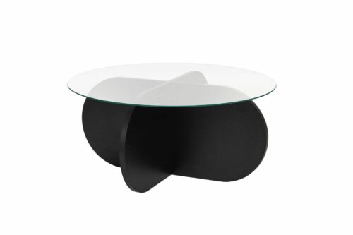 Hanah Home Coffee Table Wood Black Fume Aeris - Wood Black