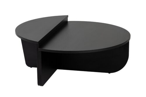 Hanah Home Coffee Table Wood Black Orion - Wood Black