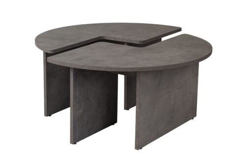 Hanah Home Dohányzóasztal Concrete Grey Moira - Betonszürke