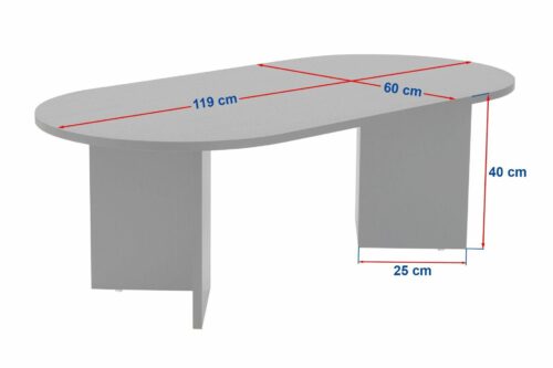 Hanah Home Dohányzóasztal Walnut Sable - VNT Walnut - Image 2