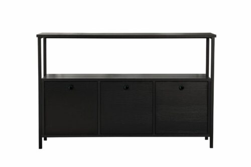 Hanah Home Konzol Fekete fa Black Solace - Fekete fa