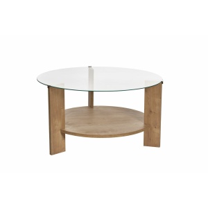 Hanah Home Sapphire Oak Transparent Clara Dohányzóasztal - Sapphi...