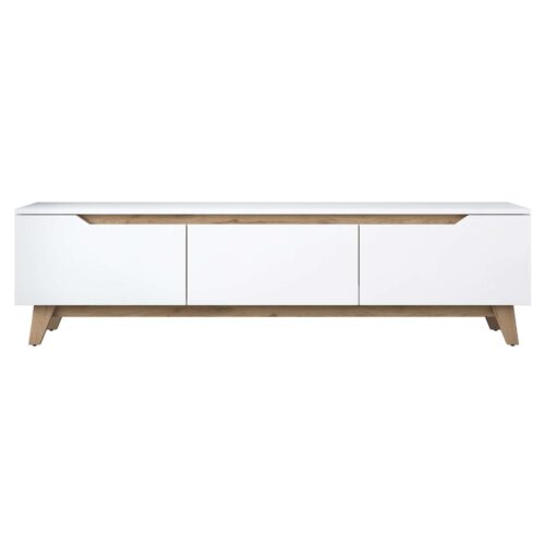 Hanah Home TV Stand White Walnut D1 - 2472