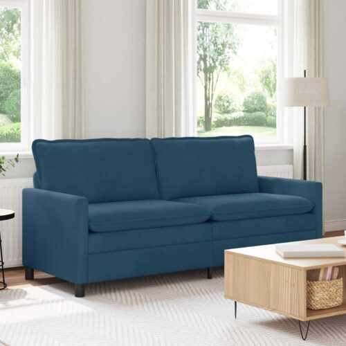 Kanapé kék 196 x 81 x 87