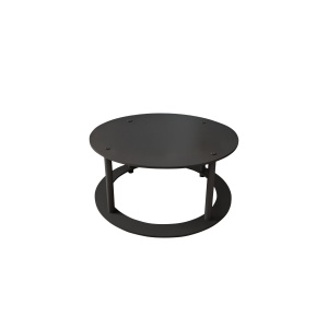 Hanah Home Black Hole Kerek Dohányzóasztal - Fekete