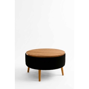 Hanah Home Black Iris dohányzóasztal - fekete