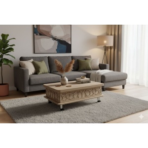 Hanah Home Coffee Table Alaska Adt - Alaska
