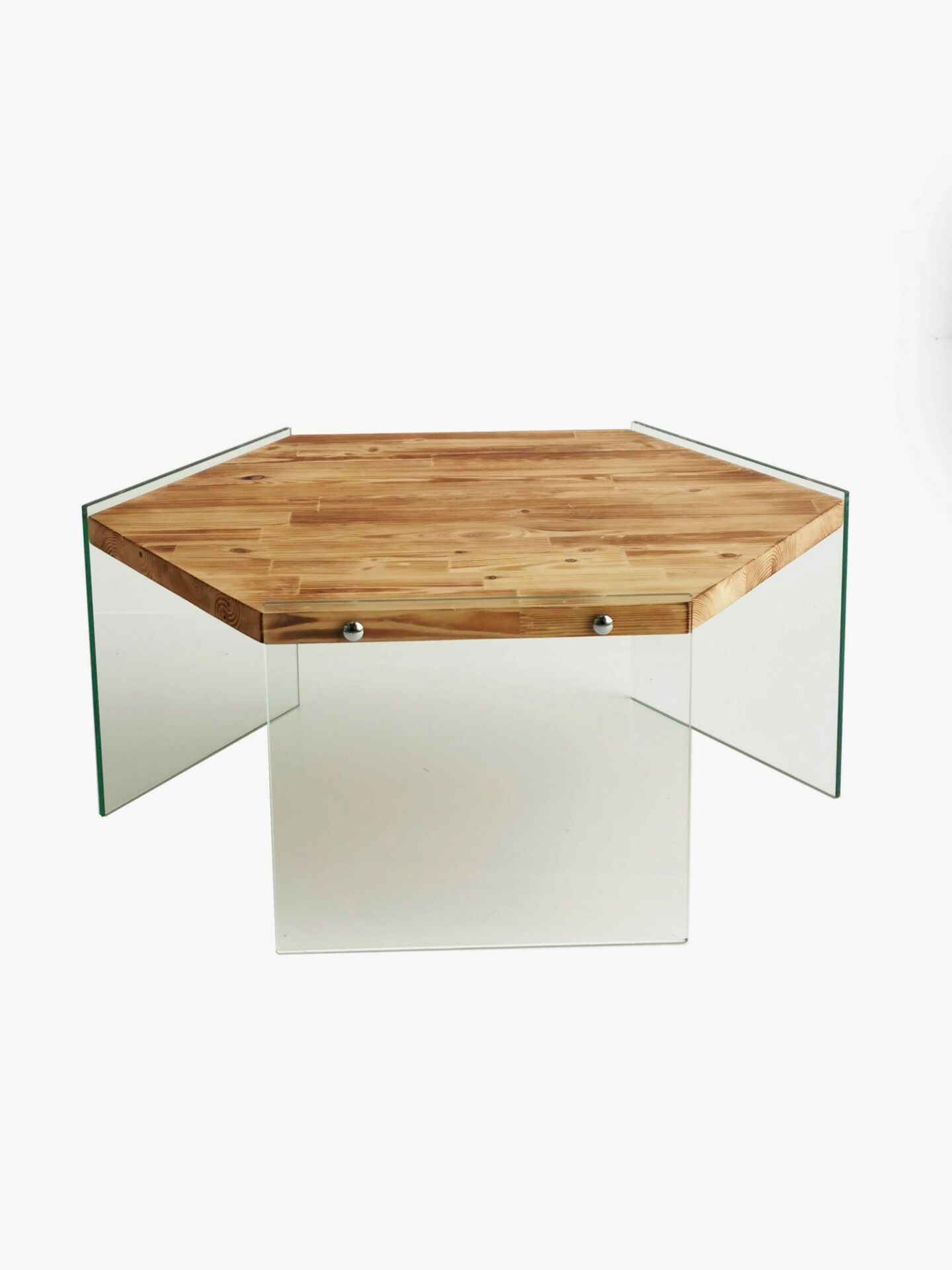 Hanah Home Coffee Table Oak Hexagon S304