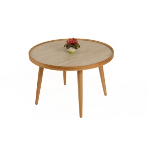 Hanah Home Coffee Table Oak Travertine Polen 80 - Oak