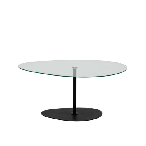Hanah Home Coffee Table Transparent Black Porto - Transparent
