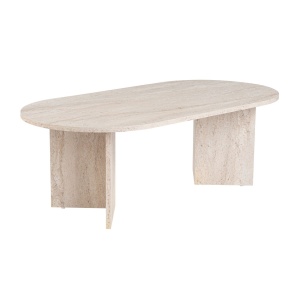 Hanah Home Coffee Table Travertine Sable - Travertine
