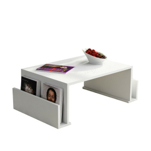 Hanah Home Coffee Table White Magazin - White