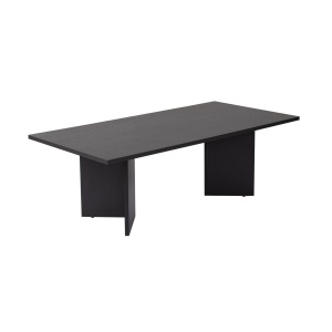 Hanah Home Coffee Table Wood Black Sabin - Wood Black
