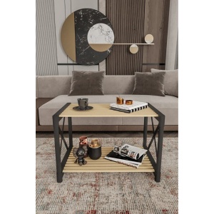 Hanah Home Pls Room 1 dohányzóasztal - Fekete