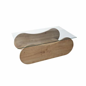 Hanah Home Sapphire Oak Transparent Brise dohányzóasztal - Sapphi...
