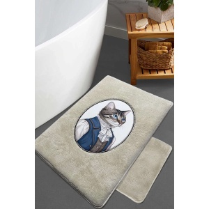 L'essential Maison Fürdőszoba szőnyeg szett (2 darab) Stone...
