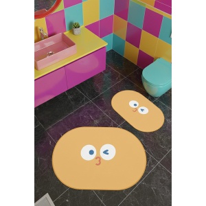 L'essential Maison Fürdőszoba szőnyeg szett (2 darabos) Oran...