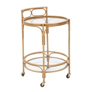 Rattan zsúrkocsi